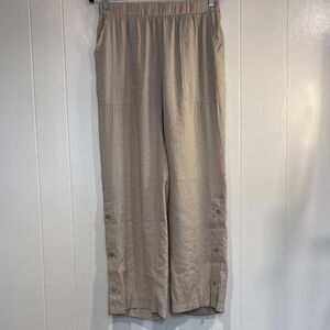 Parfois Wide Leg Pants | Neutral Minimalist Modal Blend | NWT M/L